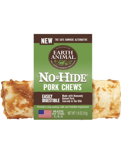 Earth Animal No Hide Venison Chews Dog Treats, 4 Inch (Case Of 24)