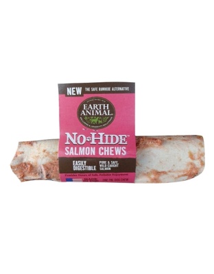 Earth Animal No Hide Salmon Chews Dog Treats; Small (Case Of 24)