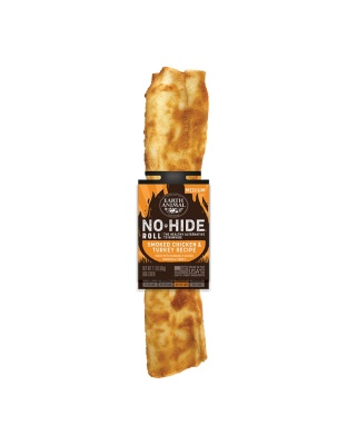 Earth Animal Dog No-Hide BBQ Roll Medium Chicken/Turkey 24 Count