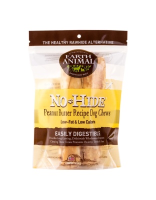 Earth Animal No Hide Chews Peanut Butter Medium (2 Pack)