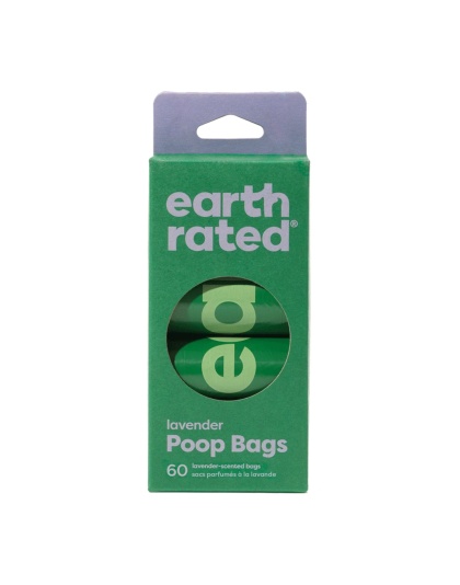 Earth Rated Dog Poop Bag Dog Lavender 4 Roll 60 Count