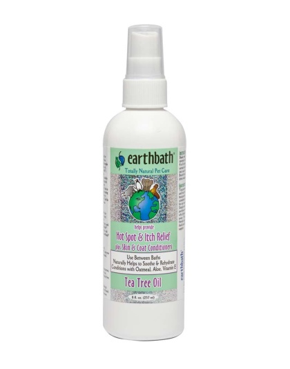 Earthbath Hot Spot Relief Spray for Dogs, Tea Tree & Aloe Vera 1ea/8 oz