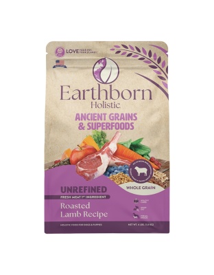 Earthborn Dog Unrefined Ancient Grains Lamb 4Lb