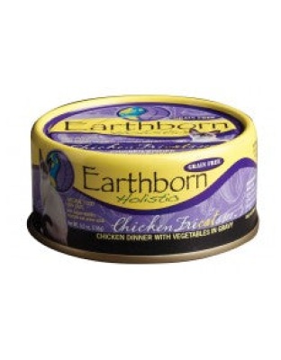 Earthborn Holistic Grain Free Chicken Fricatssee Wet Cat Food 24ea/5.5 oz, 24 pk