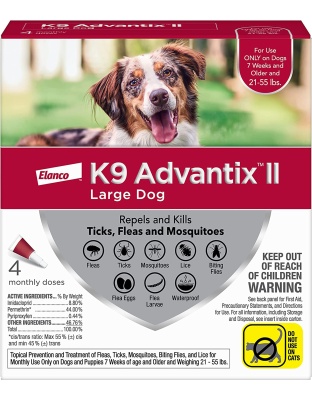 K9 Advantix Ii Dog Large Red 4-Pack (Case of 4)