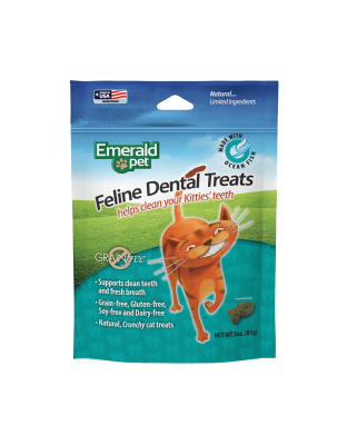 Emerald Pet Feline Dental Cat Treats Ocean Fish 1ea/3 oz