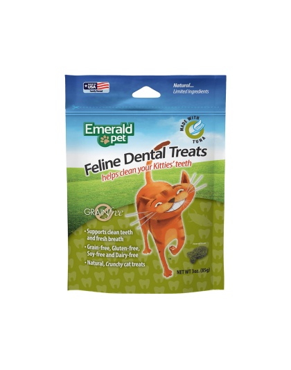Emerald Pet Feline Dental Cat Treats Tuna 1ea/3 oz
