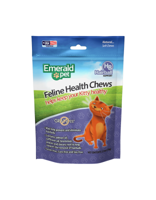 Emerald Pet Hairball Formula Chicken Flavor Cat Chews 1ea/2.5 oz
