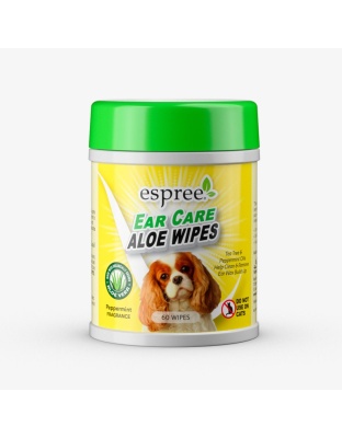 Espree Ear Care Aloe Wipes for Dogs 1ea/60 ct