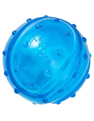 Spot Play Strong Scent-Station Ball Dog Toy Bacon Blue 1ea/3.25 in
