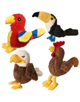 Earth Dog Toy Birds, Assorted, 1ea/8 in