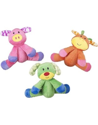 Spot Lil Spots Plush Dog Toy Floppy Assorted 1ea/7.5 in
