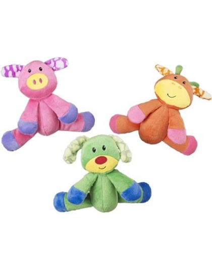 Spot Lil Spots Plush Dog Toy Floppy Assorted 1ea/7.5 in