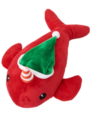 Spot Holiday Narwhals Dog Toy Assorted 12 In