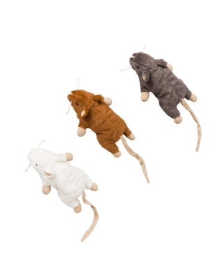 Spot Big Mouse Bertha Cat Toy With Catnip Assorted 7 In