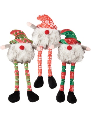 Spot Holiday Gnomes Long Leg Assorted 1ea/21 in