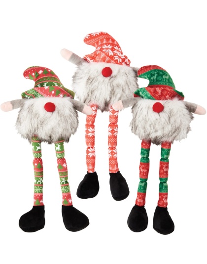 Spot Holiday Gnomes Long Leg Assorted 1ea/21 in