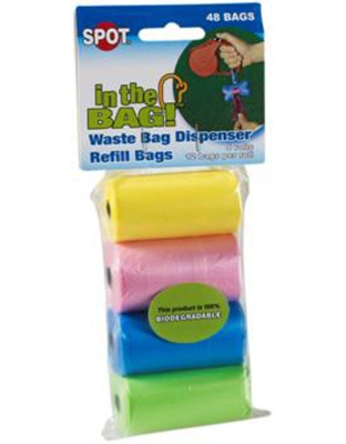 Spot In the Bag Refill Bags Yellow, Pink, Green, Blue 1ea/4 pk