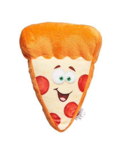 Spot Fun Food Dog Toy Pizza Multi-Color 1ea/6.5 in
