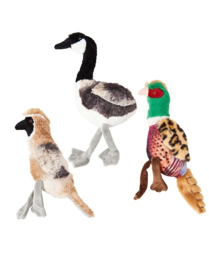 Spot Bird Calls Plush Dog Toy Assorted 1ea/12 in