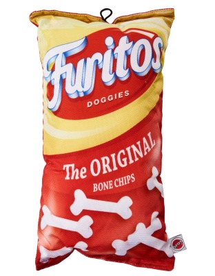 Spot Fun Food Furitos Chips Dog Toy Red 1ea/14 in