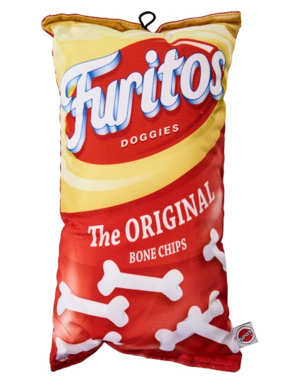 Spot Fun Food Furitos Chips Dog Toy Red 1ea/14 in