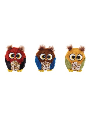 Spot Hoots Owl Plush Dog Toy Assorted 1ea/3 in