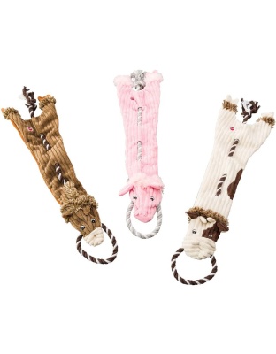 Skinneeez Tugs Dog Toy Barnyard Assorted 1ea/23 in