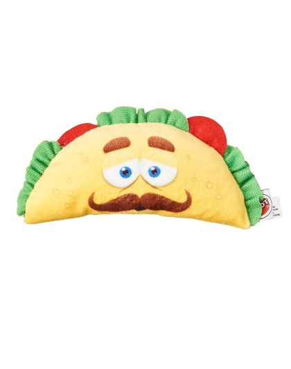 Spot Fun Food Dog Toy Taco Multi-Color 1ea/6 in, SM