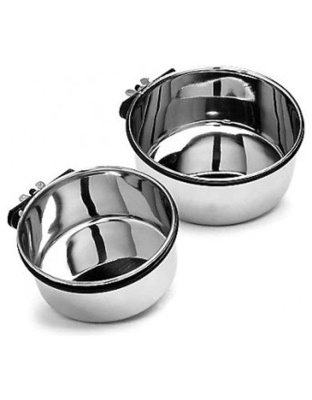 Spot Stainless Steel Coop Cup with Bolt Clamp Silver, 1ea/20 oz