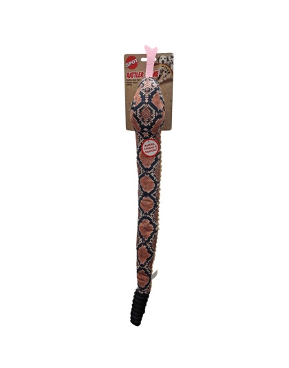 Spot Rattler Dog Toy Snake Multi-Color 1ea/24 in