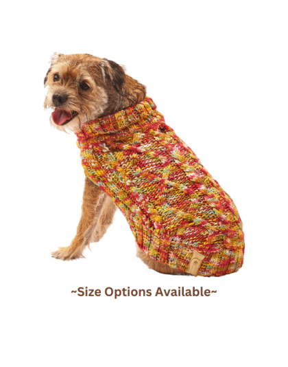 Fashion Pet Lookin' Good! Dog Multi-Crochet Sweater (Size Options)