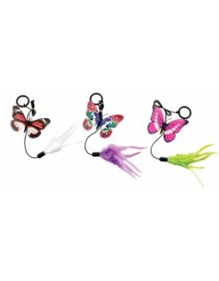 Spot 8â€ Fluttering Butterfly with Teaser Ring Assorted