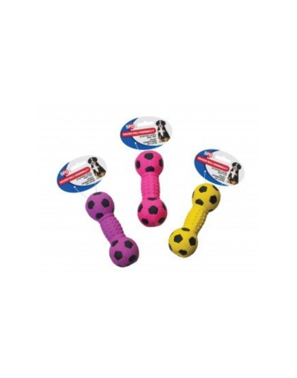 Spot 6â€ Stuffed Latex Soccer Ball Dumbbell Assorted