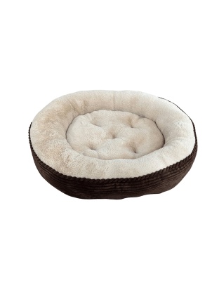 Ethical Pet Sleep Zone Luxe Round Rib Corduroy 31? Chocolate