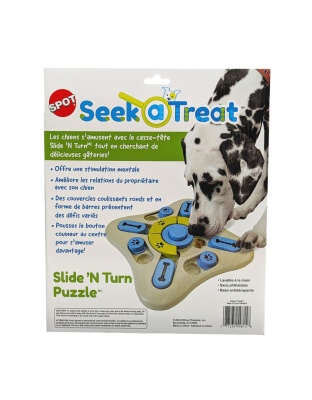 Spot SeekATreat Slide'n Turn Puzzle Dog Toy 1ea/One Size
