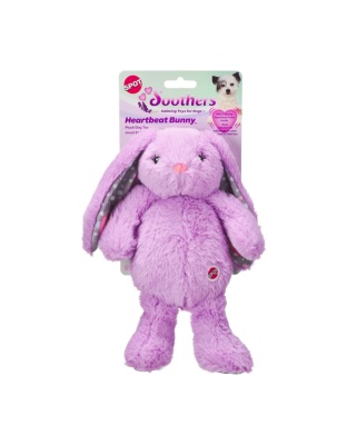 Spot Soothers Heartbeat Bunny Dog Toy Assorted, 1ea/12 in