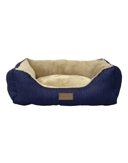 Ethical Pet Sleep Zone Wood Grain Stepin 20" Navy