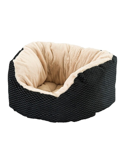 Ethical Pet Sleep Zone Checkerboard Napper 18" Blk