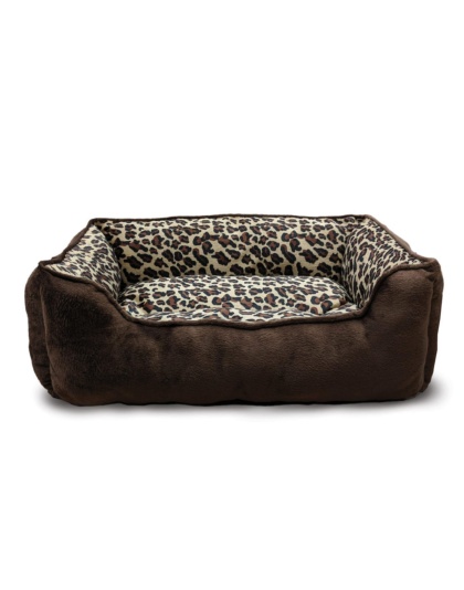 Ethical Pet Sleep Zone Cheetah Step In 31" Chocolate