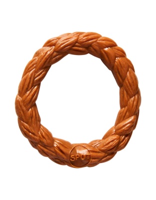 Bam-Bone Braid Ring Dog Toy Hickory, 1ea/5 in