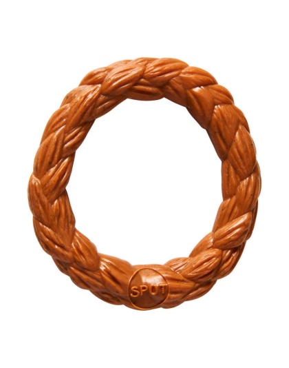 Bam-Bone Braid Ring Dog Toy Hickory, 1ea/5 in