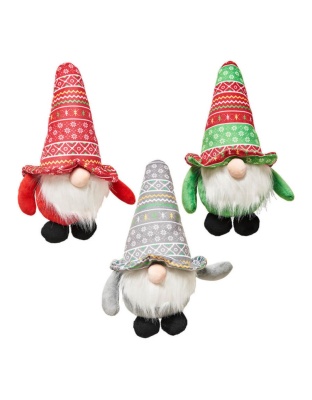 Spot Holiday Gnome Plush Toys Dog Toy Assorted, 1ea/12 in