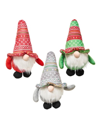 Spot Holiday Gnome Plush Toys Dog Toy Assorted, 1ea/12 in
