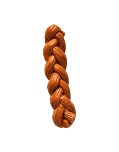 Bam-Bone Braid Stick Dog Toy Hickory, 1ea/5.75 in