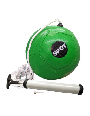 Spot Tether Ball w/Rope Dog Toy 1ea/One Size