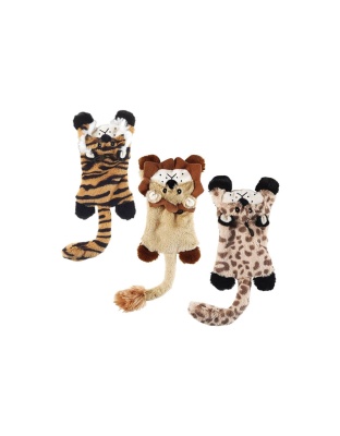 Ethical Pet Skinneeez Flat Cats Jungle Cat 14" Assorted