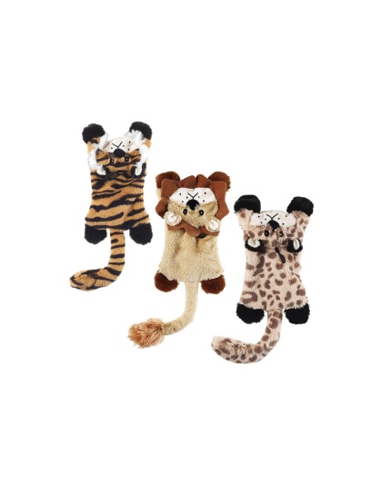 Ethical Pet Skinneeez Flat Cats Jungle Cat 14" Assorted