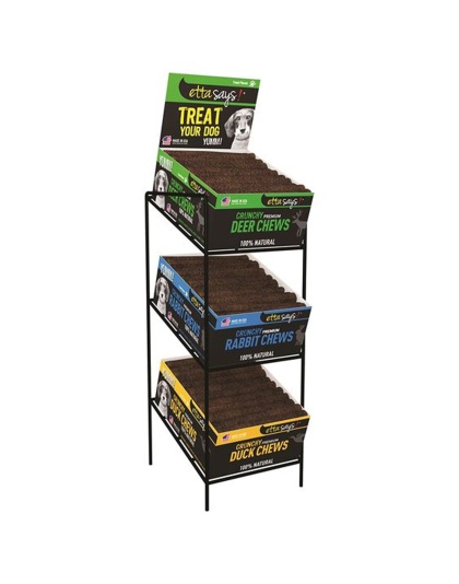 Etta Says! Metal Counter Display Rack - Free With 3 Boxes Of Chews
