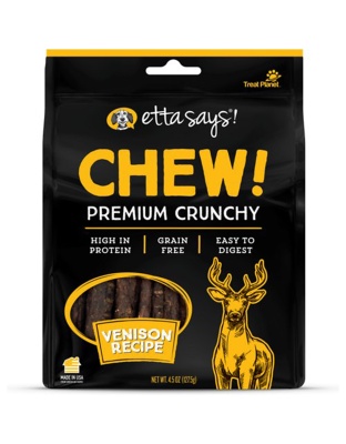 Etta Says! Premium Crunchy Venison Chew Dog Treats Venison 1ea/4.5 oz